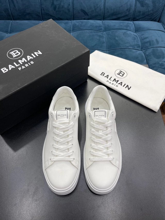 Balmain Casual Piele Alb Pantofi sport - prezentare produs