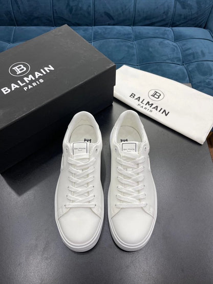 Balmain Casual Piele Alb Pantofi sport - prezentare produs
