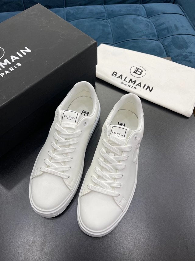 Balmain Casual Piele Alb Pantofi sport - prezentare produs