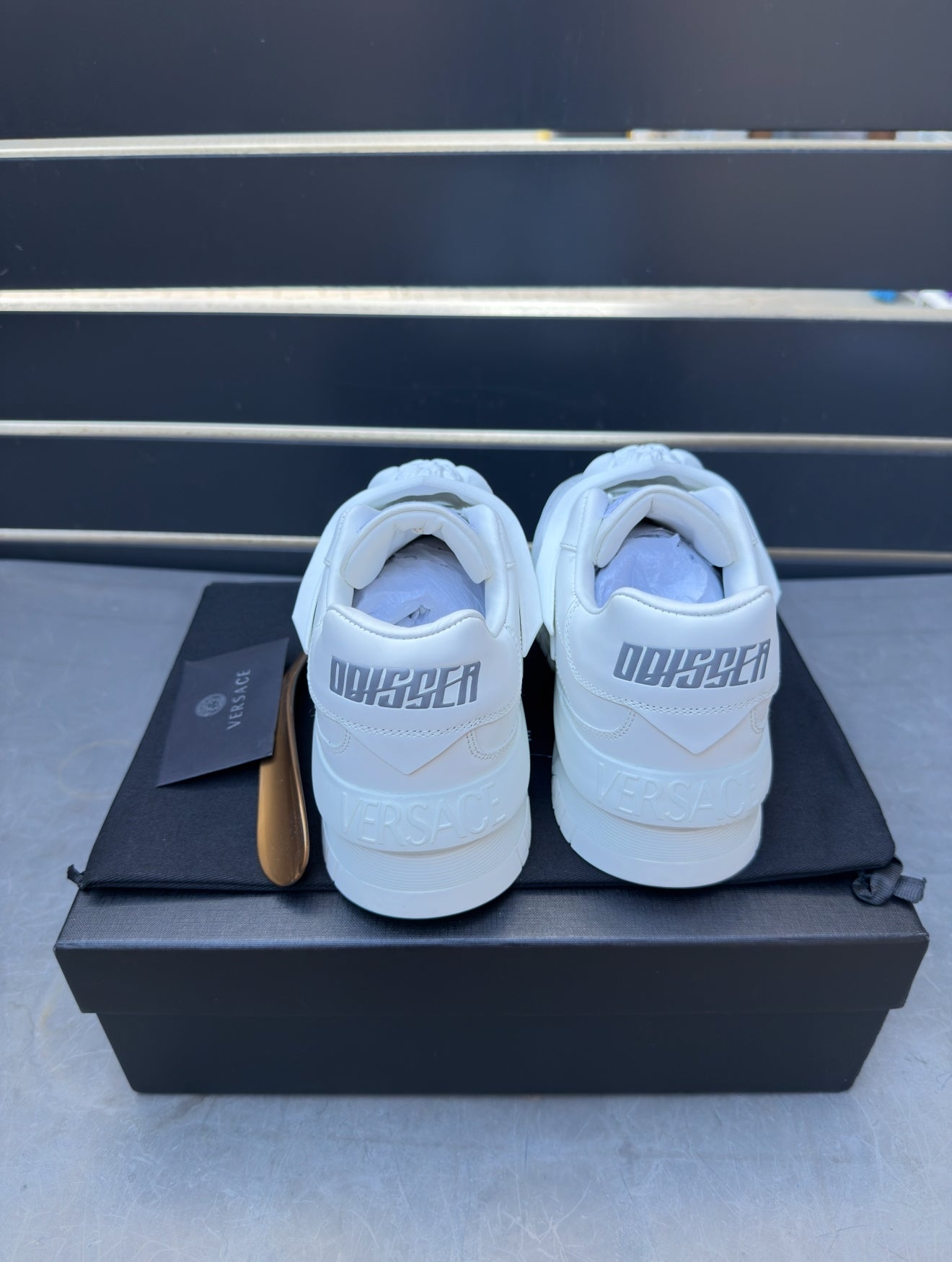 Versace Odissea Alb L Pantofi sport - prezentare produs