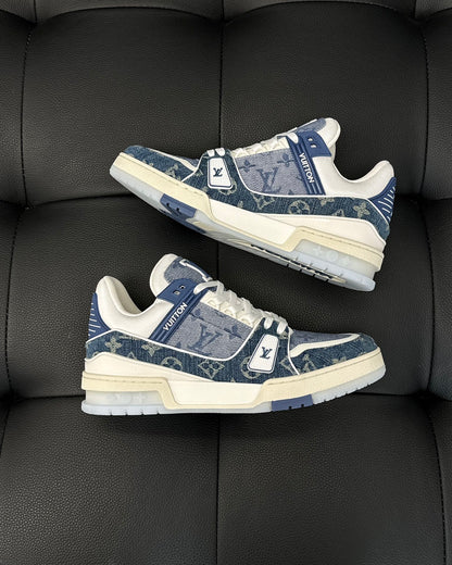 Louis Vuitton LV 600a Denim Pattern Pantofi sport - prezentare produs