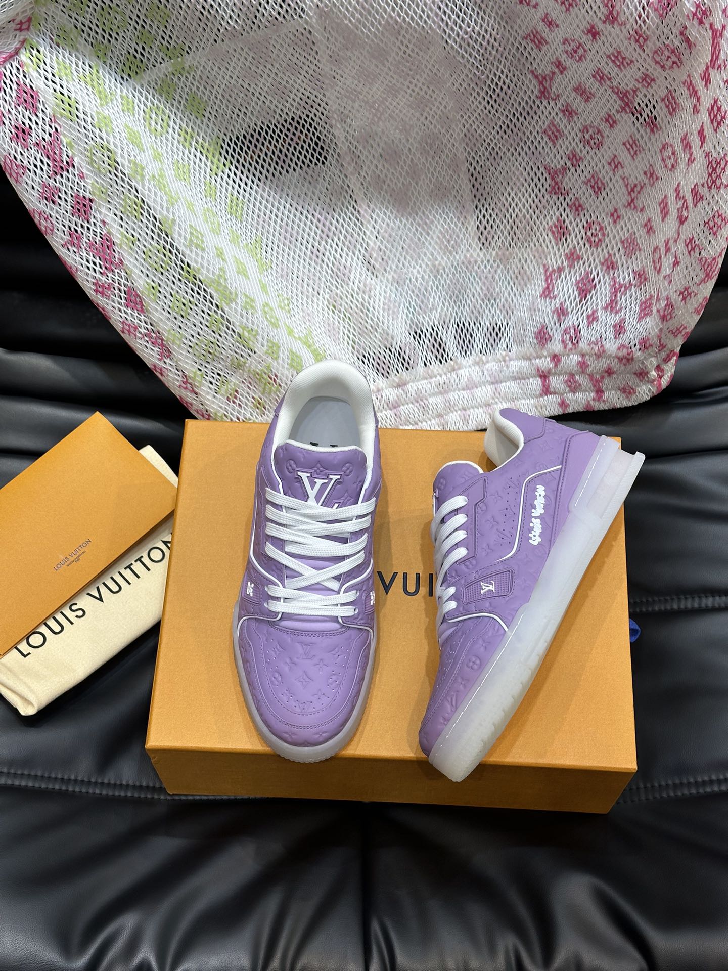 Louis Vuitton LV 600a Violet Pantofi sport - prezentare produs