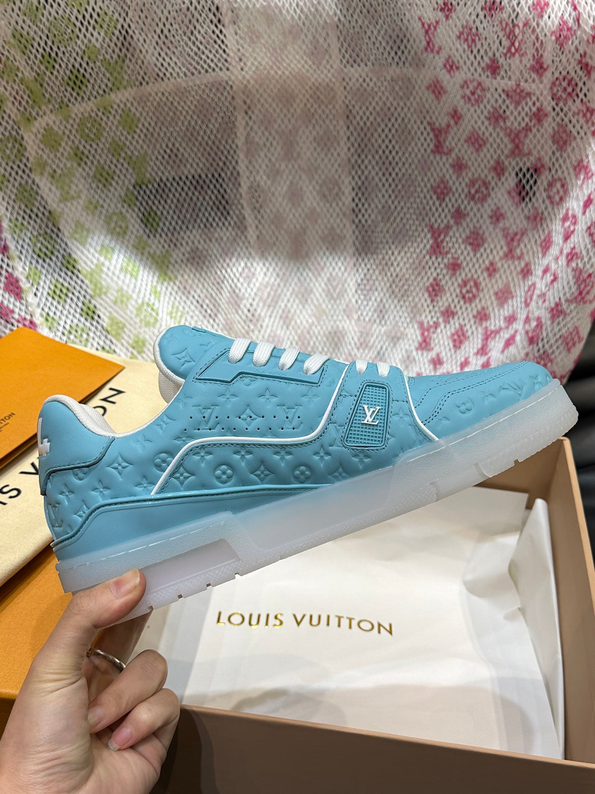 Louis Vuitton LV 600a Albastru Pantofi sport - prezentare produs