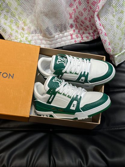 Louis Vuitton LV 600a Verde Alb Pantofi sport - prezentare produs