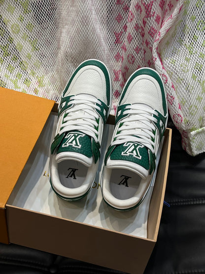 Louis Vuitton LV 600a Verde Alb Pantofi sport - prezentare produs
