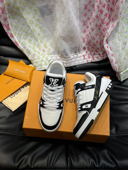 Louis Vuitton LV 600a Negru Alb Pantofi sport - prezentare produs