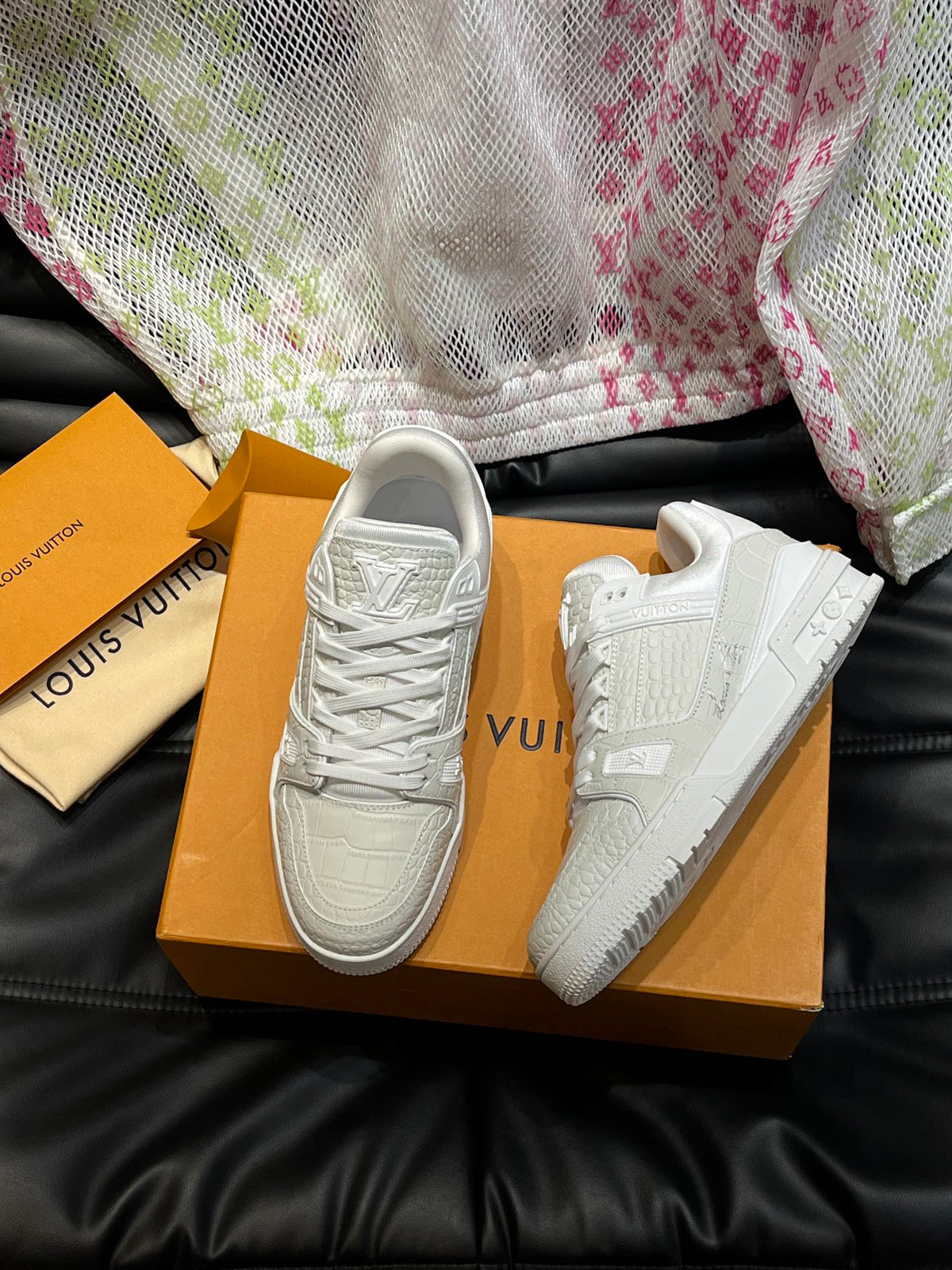 Louis Vuitton LV 600a Alb Pantofi sport - prezentare produs