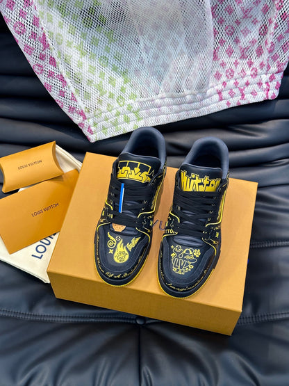 Louis Vuitton LV 600a Negru Galben - prezentare produs