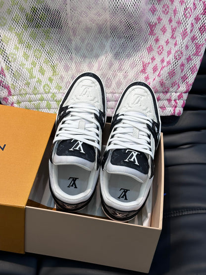 Louis Vuitton LV 600a Negru Pattern Pantofi sport - prezentare produs