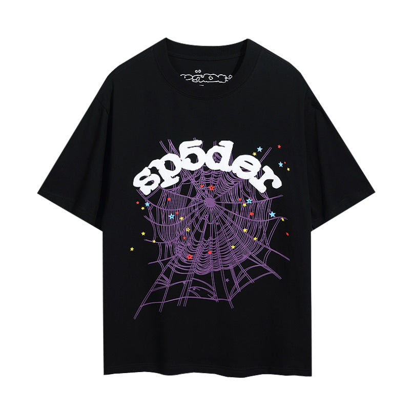 Sp5der Negru Tricou - prezentare produs