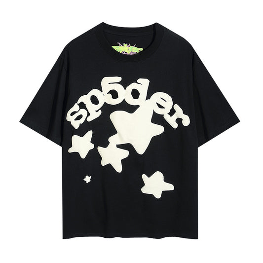 Sp5der Negru Tricou - prezentare produs