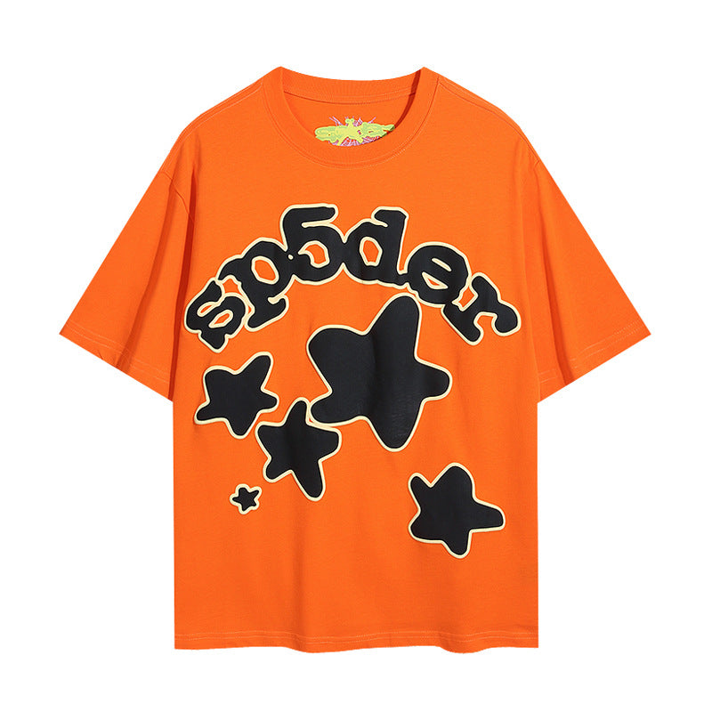 Sp5der Portocaliu Tricou - prezentare produs