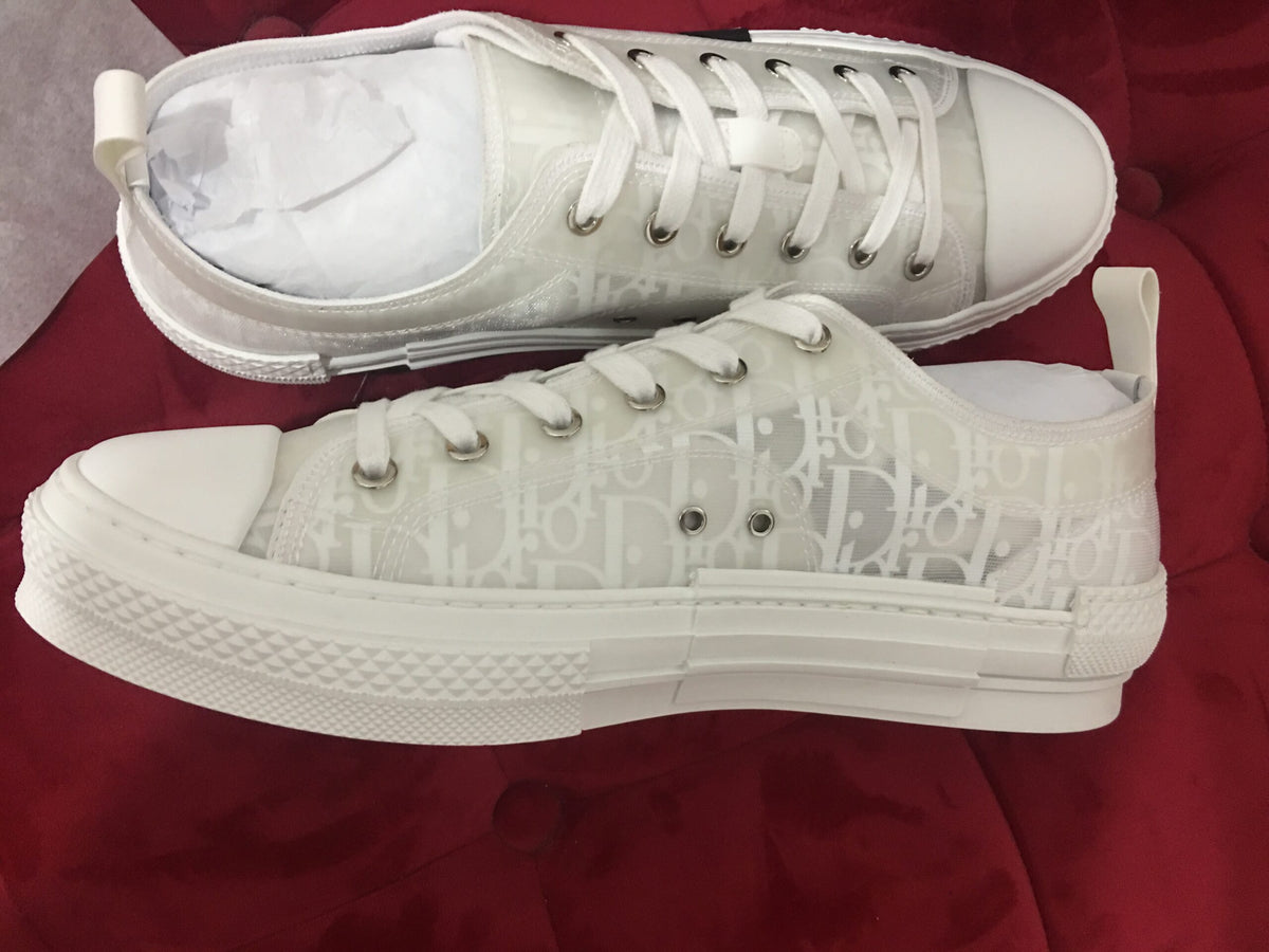 Dior B23 Low Full Alb - prezentare produs