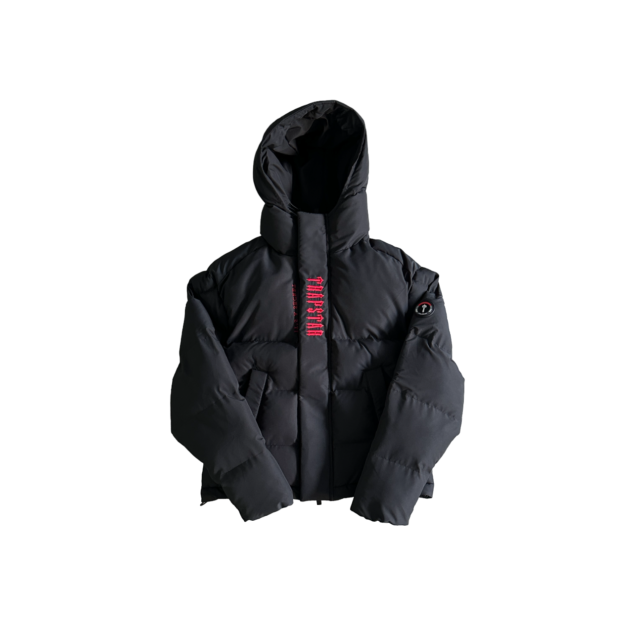 Trapstar Geacă Hooded Negru Roșu New Colecție - prezentare produs