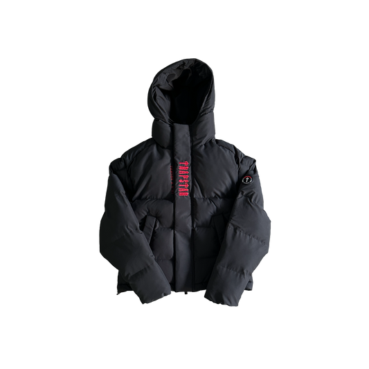 Trapstar Geacă Hooded Negru Roșu New Colecție - prezentare produs