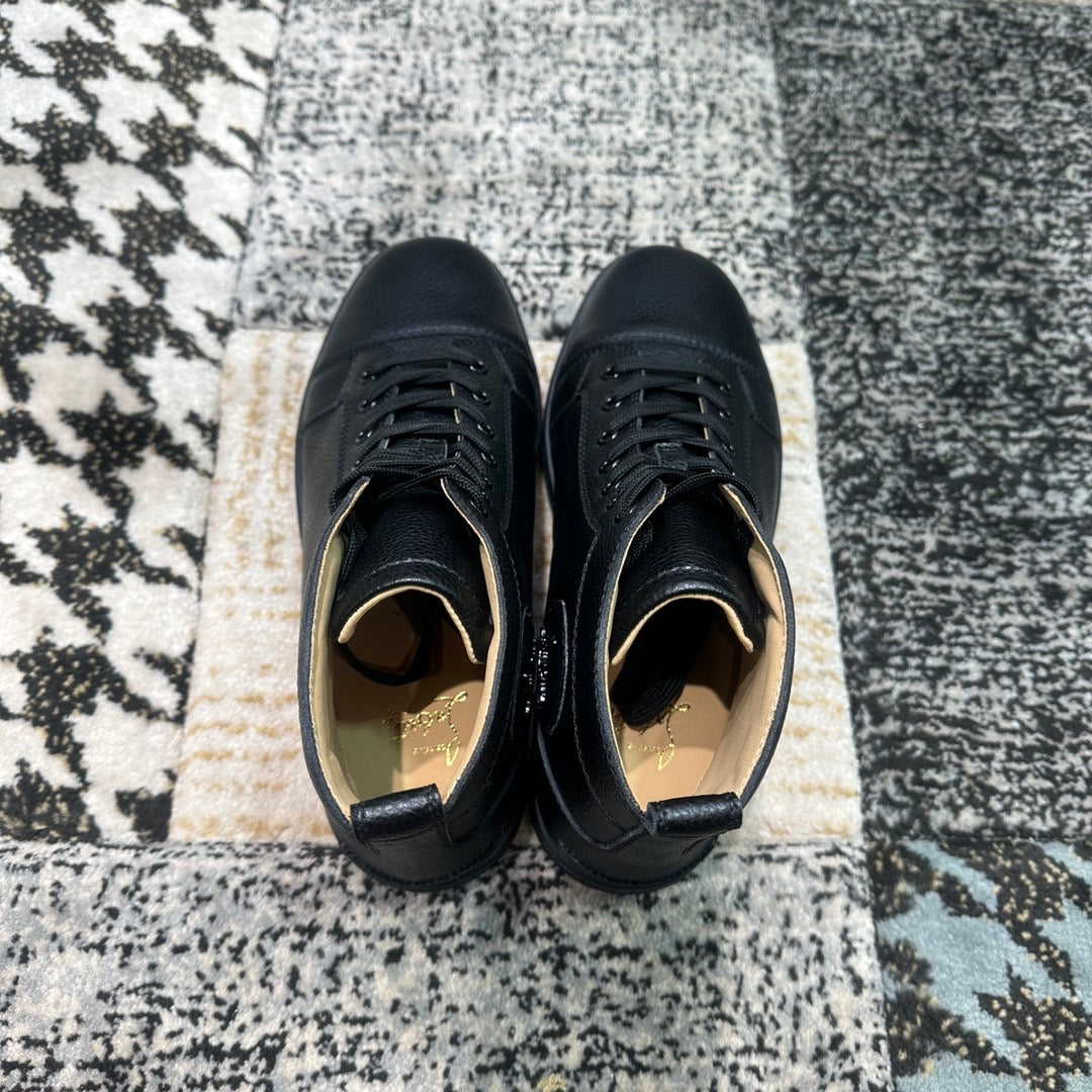 Christian Louboutin Negru Piele High - prezentare produs