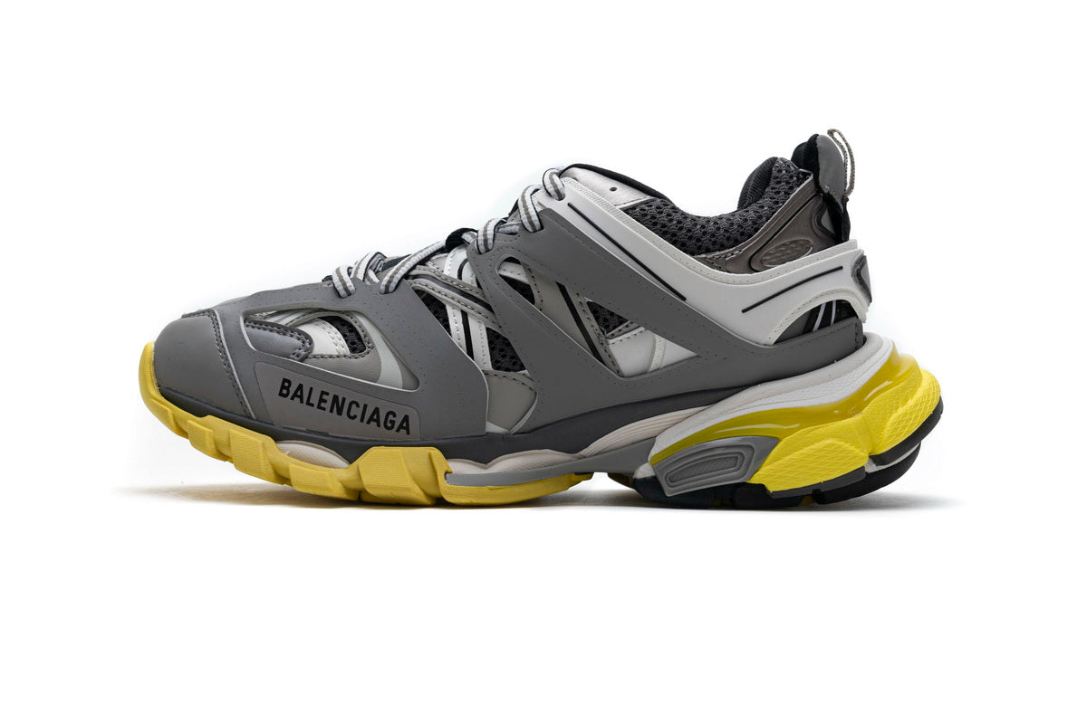 Balenciaga Track Alb Gri Galben - prezentare produs