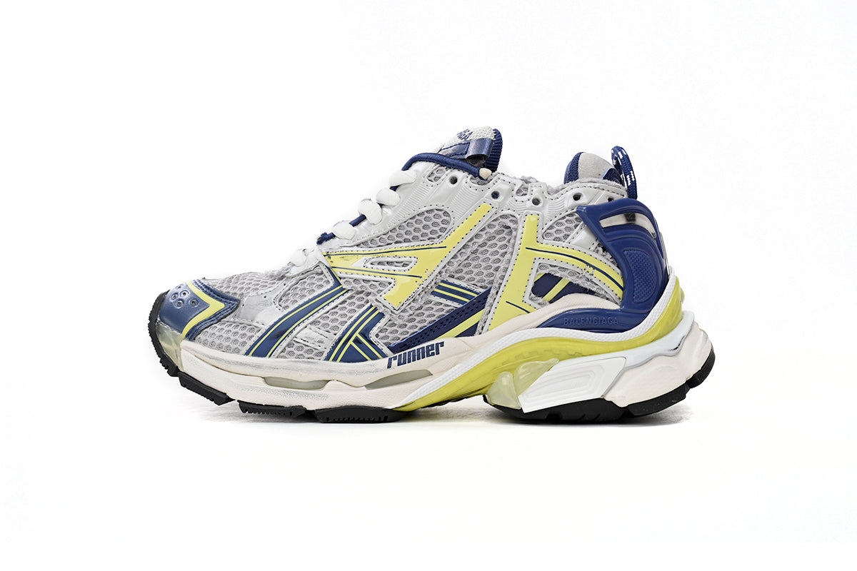 Balenciaga Runner Albastru Galben Verde - prezentare produs