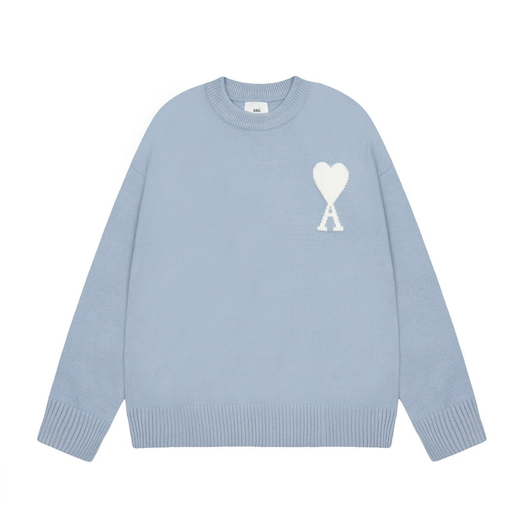 Ami Paris Pulover Baby Albastru - prezentare produs
