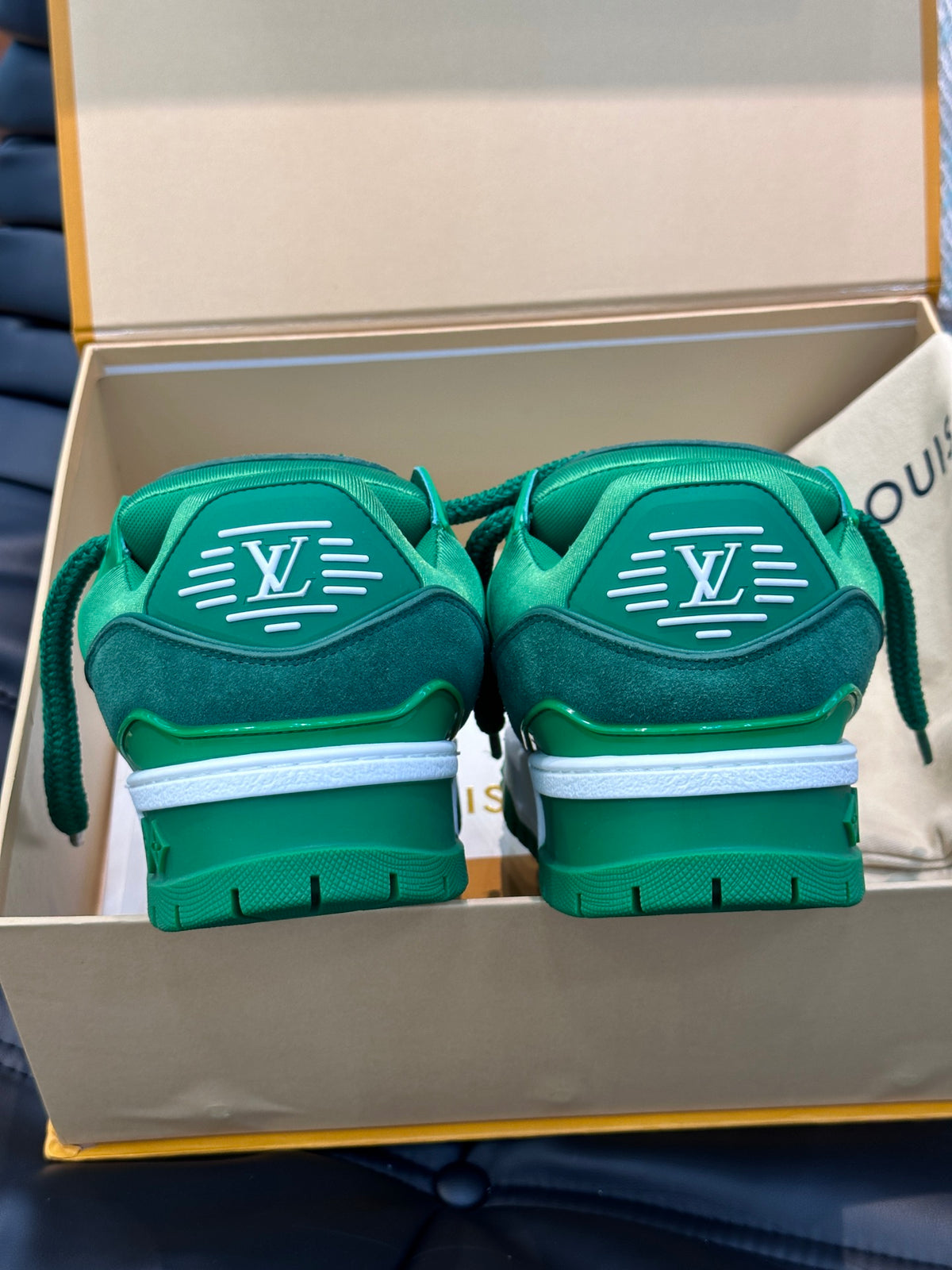 Louis Vuitton LV Trainers Maxi Verde - prezentare produs