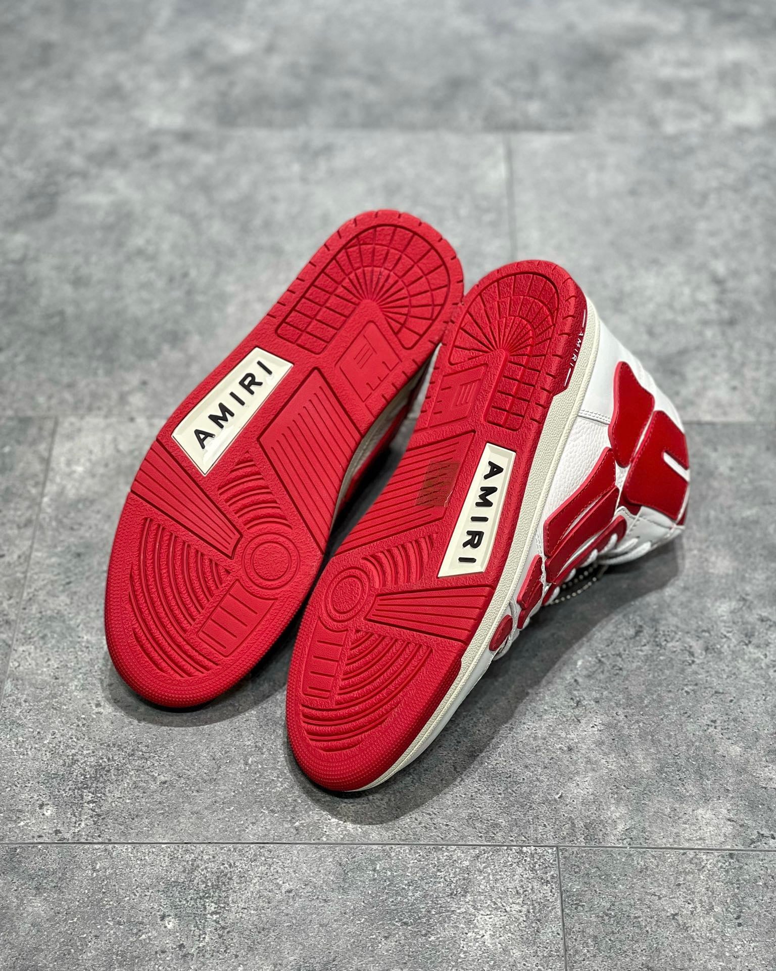 Amiri Skeleton High Top Alb Roșu Clothing - prezentare produs