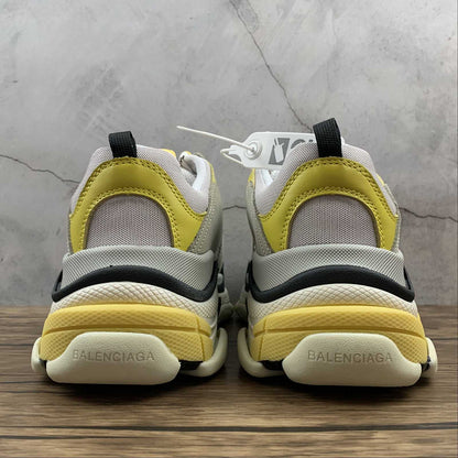 Balenciaga Triple S Galben Negru - prezentare produs
