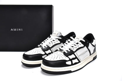 Amiri Skeleton Low Negru Alb - prezentare produs