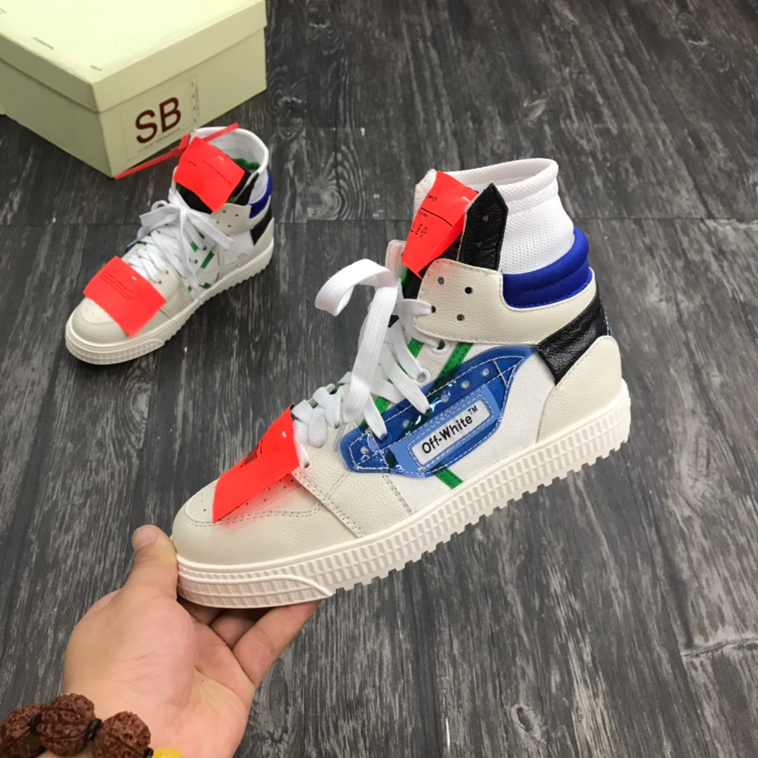 Off-White Off-White Court 3 0 Alb Albastru Pantofi sport - prezentare produs