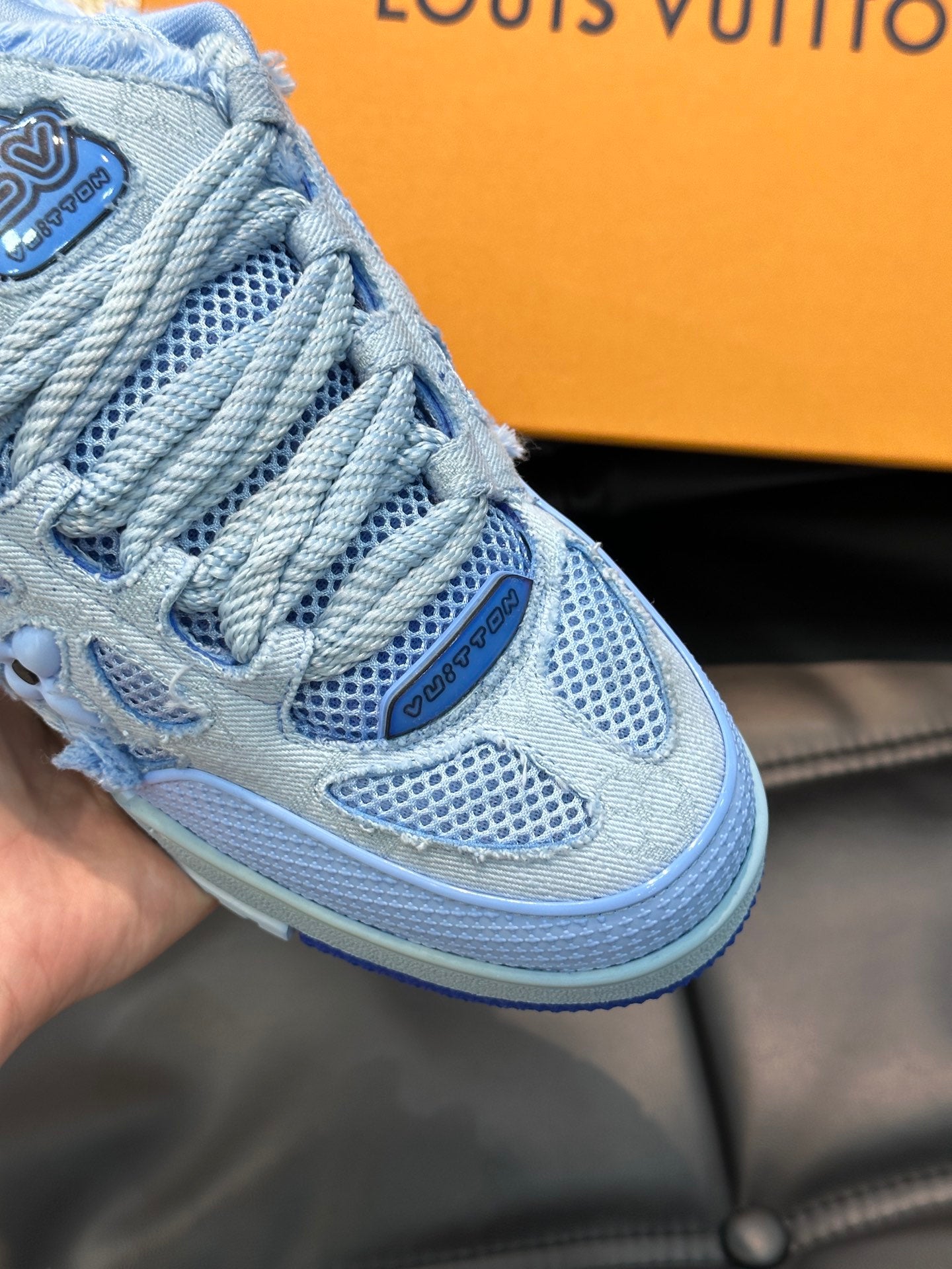 Louis Vuitton LV Skate Albastru Denim Pantofi sport - prezentare produs