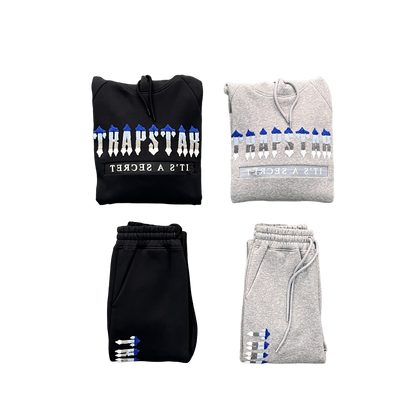 Trapstar Chenille Trening Negru And Albastru - prezentare produs