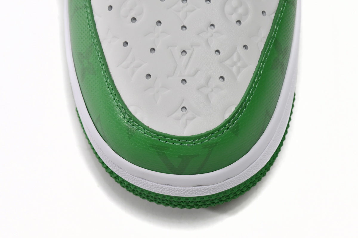 LV X Nike Air Force Verde Pantofi sport - prezentare produs