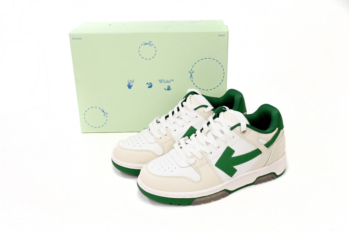 Off-White Out Of Office Alb Verde - prezentare produs