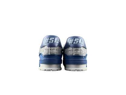 Louis Vuitton LV Trainers Albastru Gri Diamonds Luxury Ediție - prezentare produs