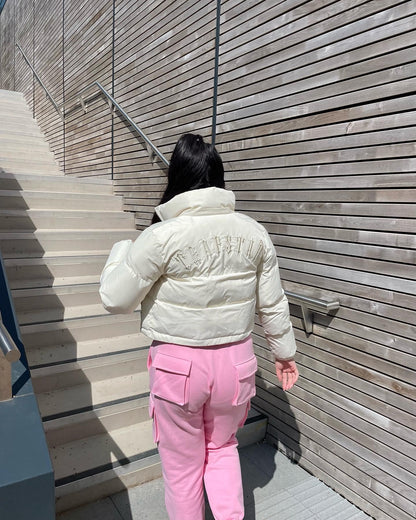 Trapstar Damă Irongate Puffer Crem - prezentare produs