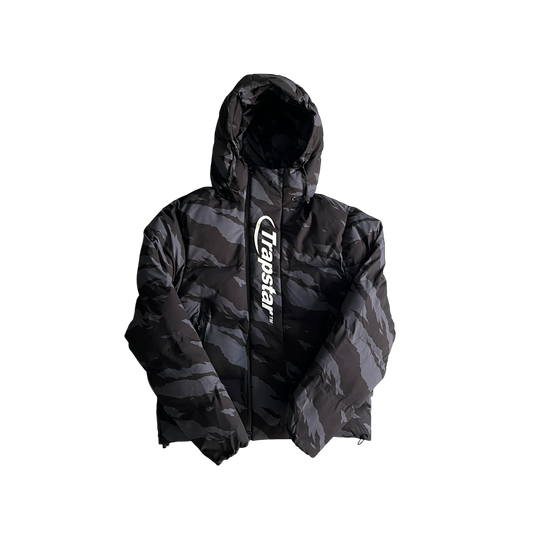 Trapstar Technical Puffer Negru Tiger Camuflaj - prezentare produs
