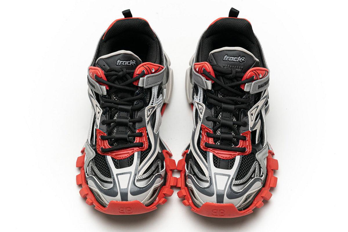 Balenciaga Track 2 0 Gri Portocaliu - prezentare produs