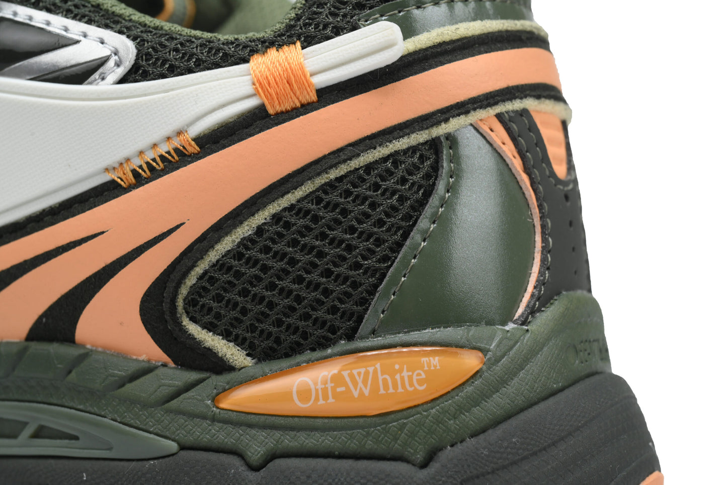 Off-White Off-White Be Right Back Camuflaj Verde Pantofi sport - prezentare produs