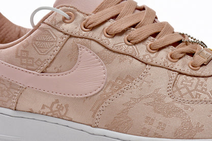 Clot X Nike Air Force 1 Premium Rose Auriu Silk Pantofi sport - prezentare produs