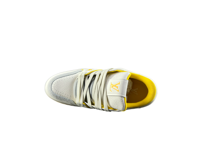 Louis Vuitton LV Trainers Galben Alb - prezentare produs