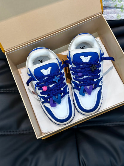 Louis Vuitton LV Trainers Maxi Albastru - prezentare produs