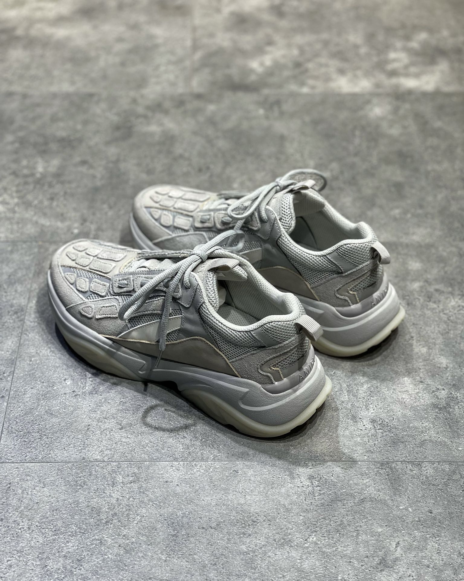 Amiri Skeleton Gri Pantofi sport - prezentare produs