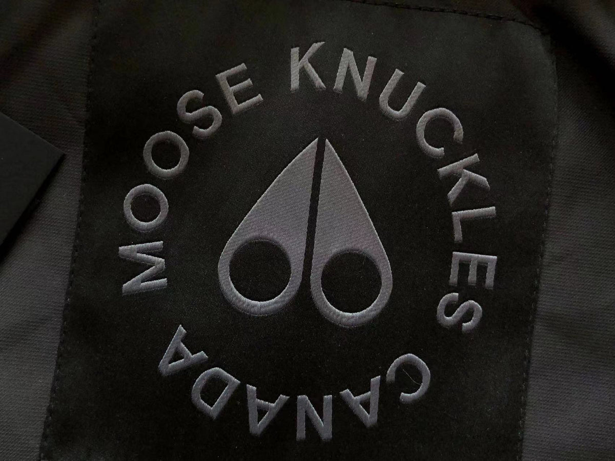 Moose Knuckles Geacă Negru Alb - prezentare produs