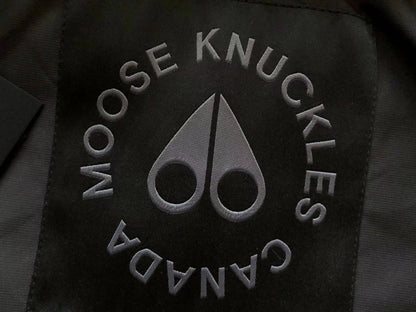 Moose Knuckles Geacă Negru Alb - prezentare produs