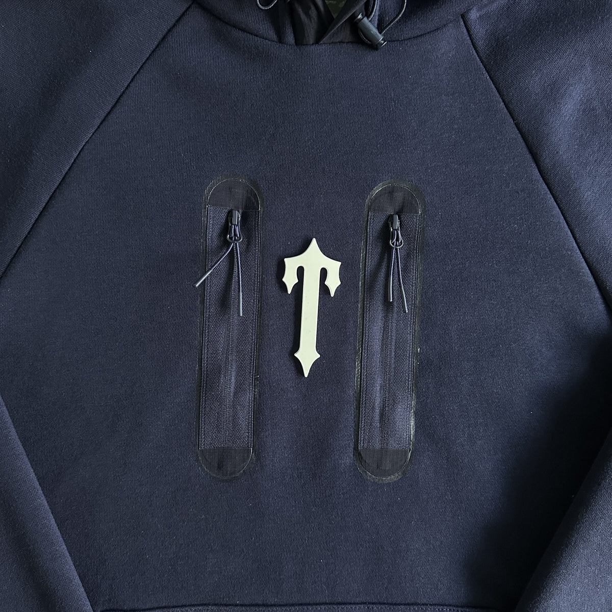 Trapstar Tech Zip Trening Albastru Negru - prezentare produs