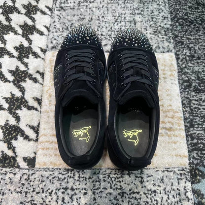 Christian Louboutin Negru Argintiu Diamonds - prezentare produs