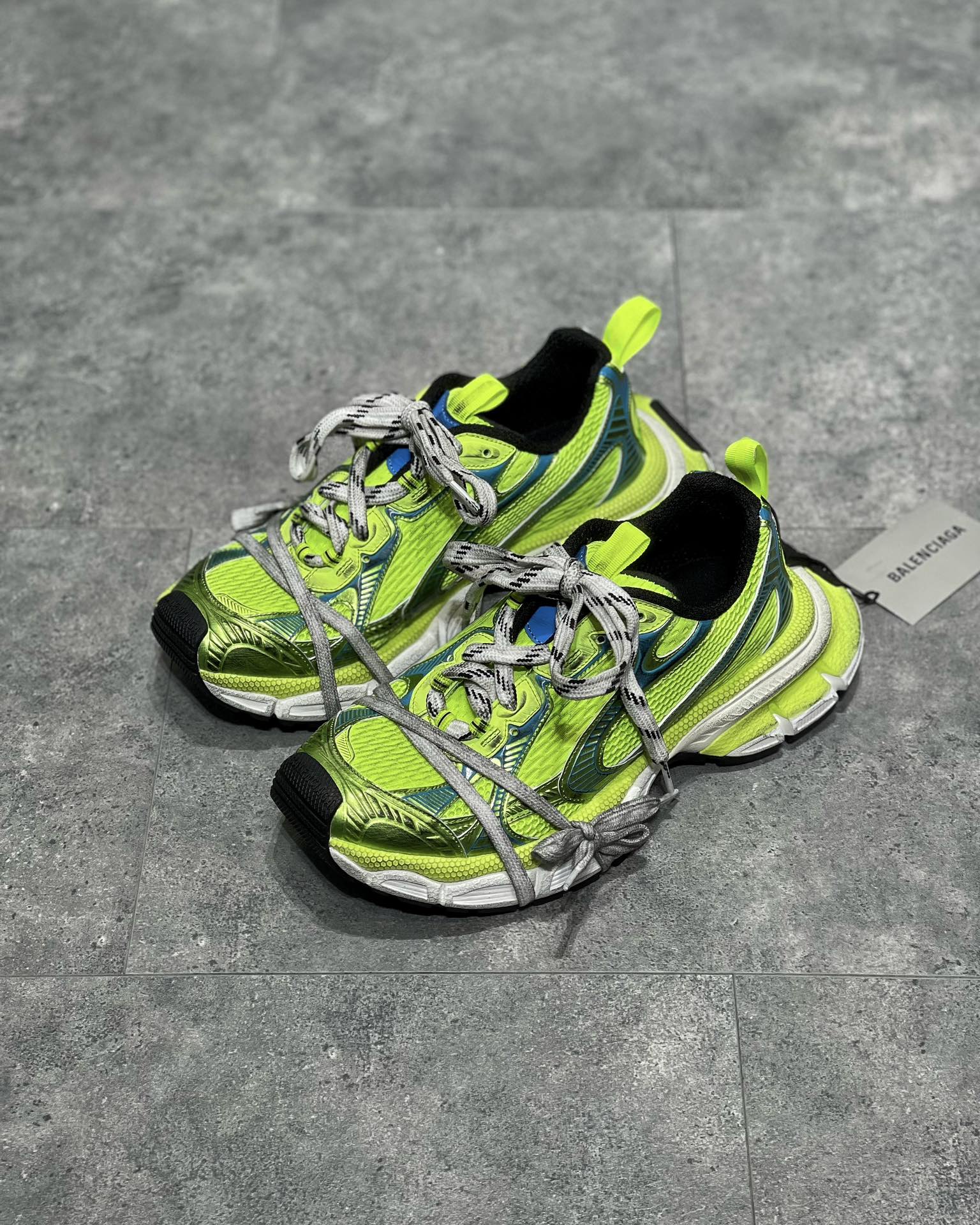 Balenciaga 3XL Lime Pantofi sport - prezentare produs