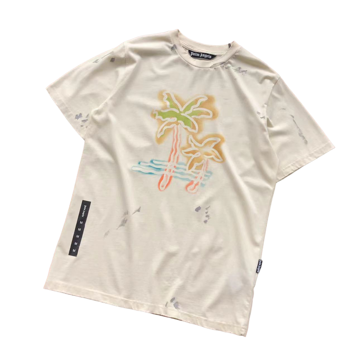 Palm Angels Neon Beach Tricou - prezentare produs