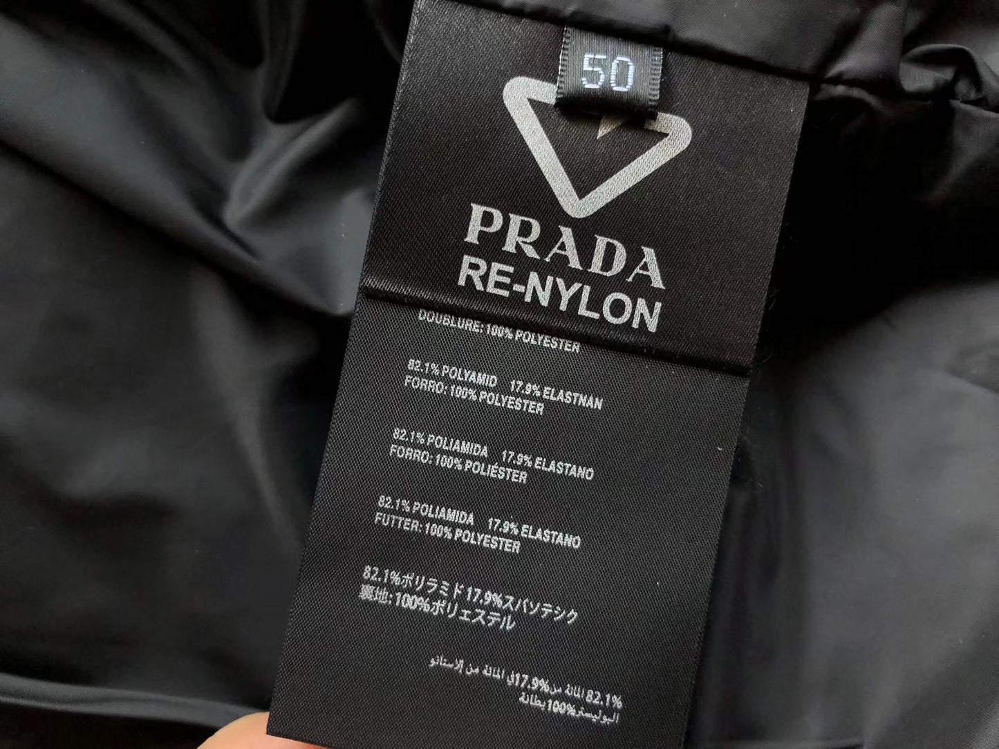 Prada Down Geacă Piele - prezentare produs