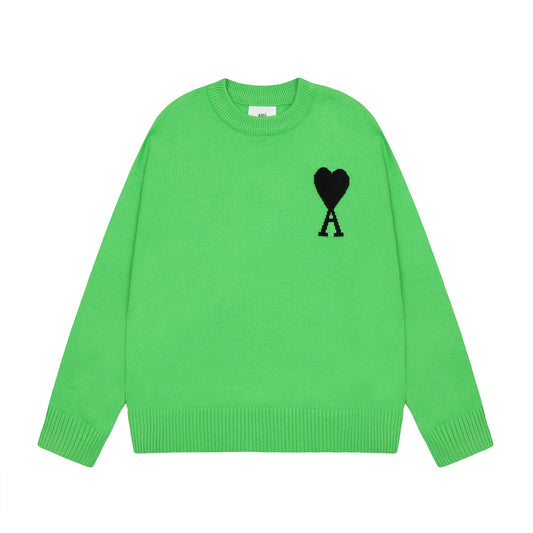 Ami Paris Pulover Verde - prezentare produs