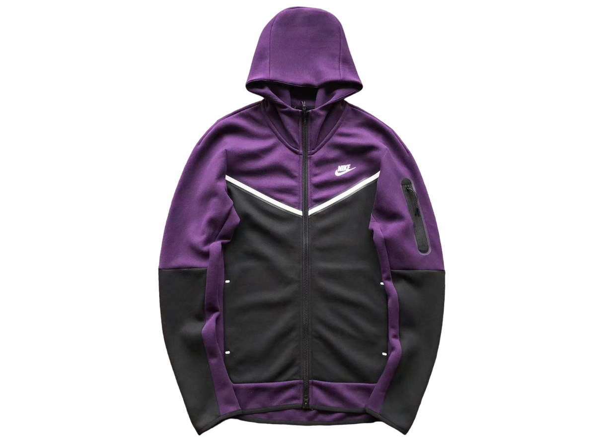 Nike Tech Fleece Violet Negru Fleece - prezentare produs